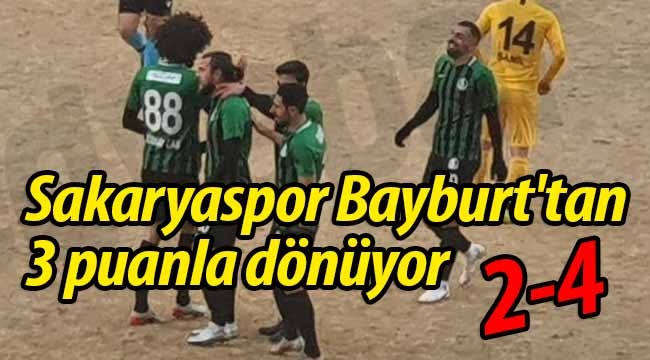 Sakaryaspor Bayburt'tan 3 puanla dönüyor!