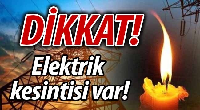 Geyve'nin 3 köyünde yarın elektrik kesintisi var. 