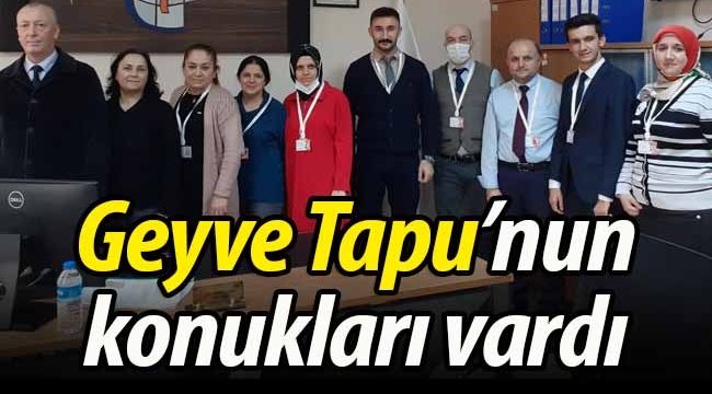 Geyve Tapu'nun konukları vardı