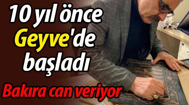  10 yıl önce Geyve'de başladı