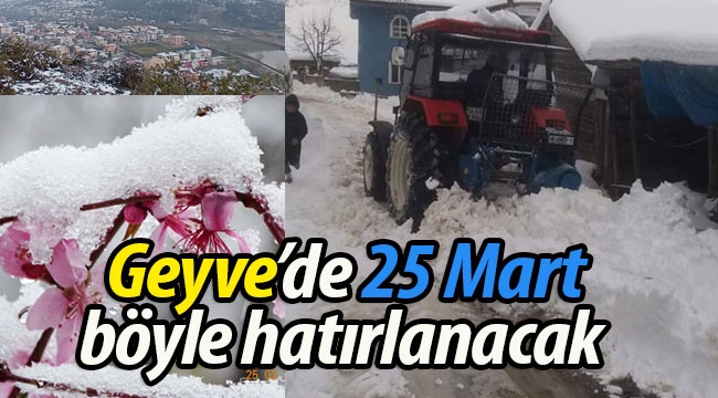 Geyve'de 25 Mart böyle hatırlanacak!