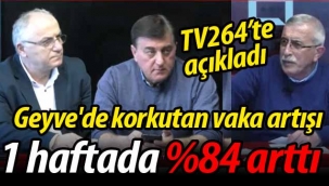 Geyve'de korkutan artış; 1 haftada %84 arttı