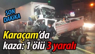 Geyve Karaçam'da kaza: 1 ölü, 2 yaralı