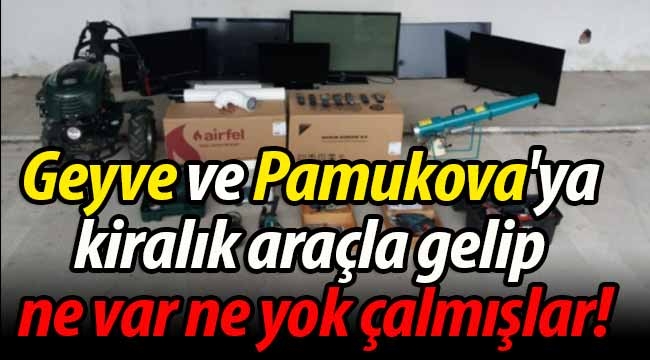 Geyve ve Pamukova'da hırsızlık