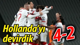 Hollanda'yı devirdik! 4-2