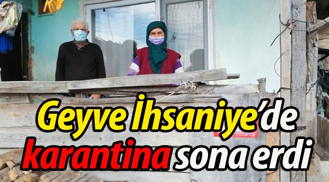 İhsaniye'de karantina tamamlandı.