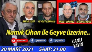 Namık Cihan ile Geyve üzerine.. / CANLI YAYIN (12.HAFTA)