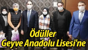 Ödüller Geyve Anadolu Lisesi'ne