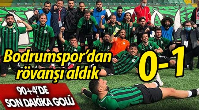 Sakaryaspor, Bodrumspor'dan rövanşı aldı: 0-1