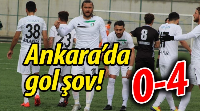 Sakaryaspor'dan Ankara'da gol şov: 0-4