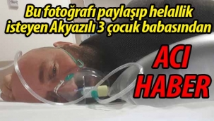 Bu fotoğrafı paylaşıp helallik istemişti..