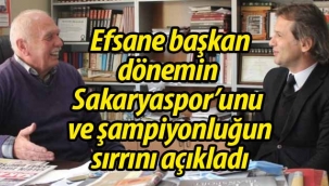 Efsane başkandan şampiyonluğun sırrı