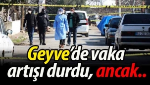 Geyve'de vaka artışı durdu, ancak..
