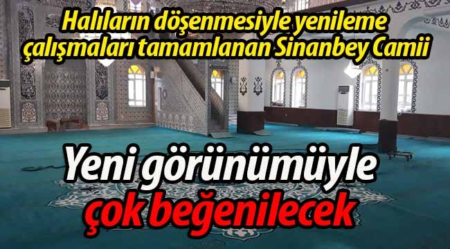 Geyve Merkez Camii bir başka güzel oldu