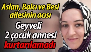 Geyveli 2 çocuk annesi kurtarılamadı