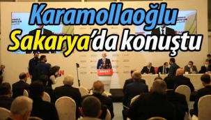 Karamollaoğlu Sakarya kongresinde konuştu