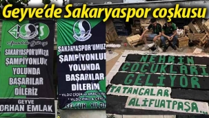 Geyve'de Sakaryaspor coşkusu