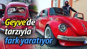 Geyve'de tarzıyla fark yaratan otomobil