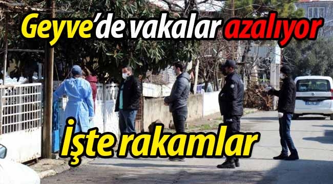 Geyve'de vakalar azalıyor! İşte rakamlar