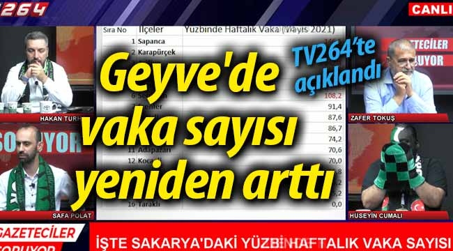 Geyve'de vakalar yeniden arttı