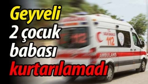 Geyveli 2 çocuk babası kurtarılamadı