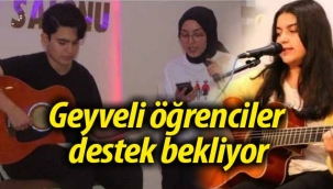 Geyveli öğrenciler destek bekliyor