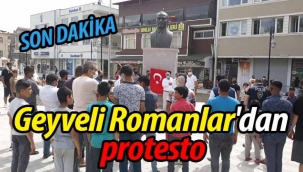 Geyveli Romanlar'dan protesto