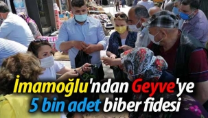 İmamoğlu'ndan Geyve'ye 5 bin adet biber fidesi