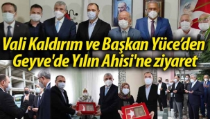 Kaldırım ve Yüce'den Geyve'de Yılın Ahisi'ne ziyaret
