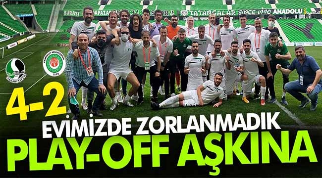 Sakaryaspor evinde bu sefer zorlanmadı! 4-2