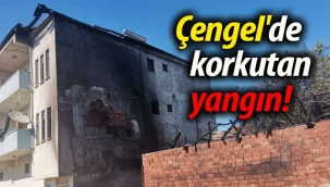 Çengel'de korkutan yangın!