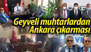 Geyveli muhtarlardan Ankara çıkarması