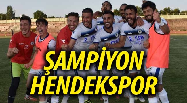 Hendekspor 3. lig'de!