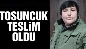 Tosuncuk teslim oldu!
