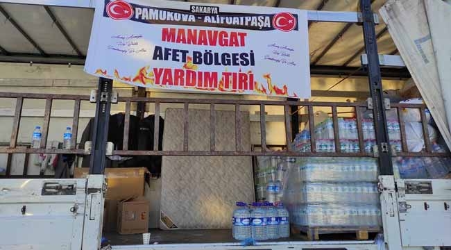 Alifuatpaşa'dan Manavgat'a Yardım gönderildi