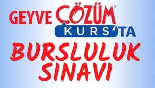 Geyve Çözüm'de Bursluluk Sınavı