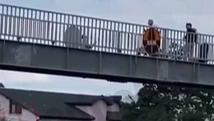 Karaçam Köprüsü'nde intihar girişimi