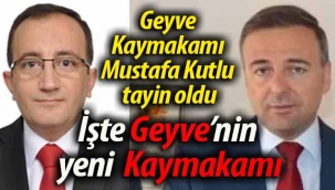 Mustafa Kutlu tayin oldu. İşte Geyve'nin yeni Kaymakamı