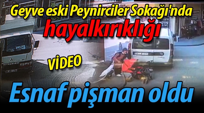 Geyve'de esnaf pişman oldu!