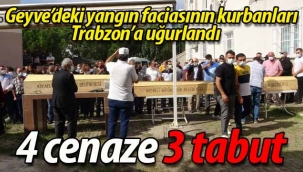 Geyve'deki facianın kurbanları Trabzon'a uğurlandı