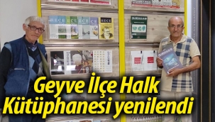 Geyve İlçe Halk Kütüphanesi yenilendi