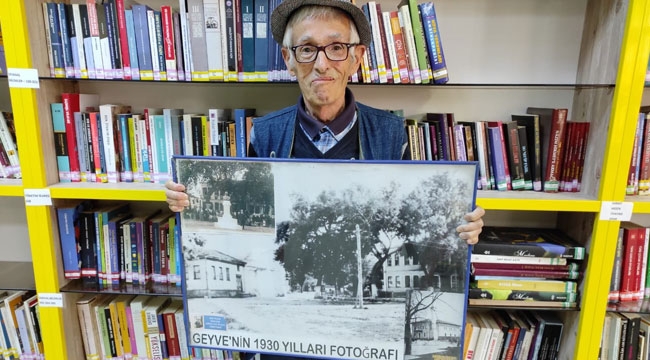 Geyve'nin 1930'lu yıllarına ait fotoğrafını hediye etti