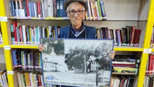 Geyve'nin 1930'lu yıllarına ait fotoğrafını hediye etti