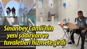 Geyve Sinanbey Camii'nin yeni şadırvan ve tuvaletleri hizmete girdi