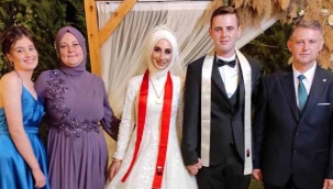 Hatice ve Onur dünya evine girdi