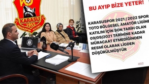 Lig başlamadan Karasuspor küme düştü!