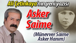 Ali Çetinkaya'nın yeni yazısı: Asker Saime