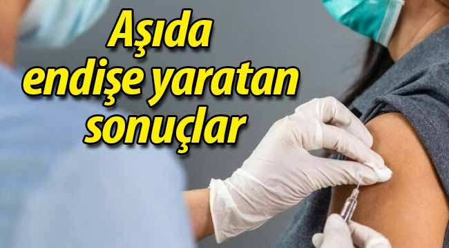 Aşıda endişe yaratan sonuçlar