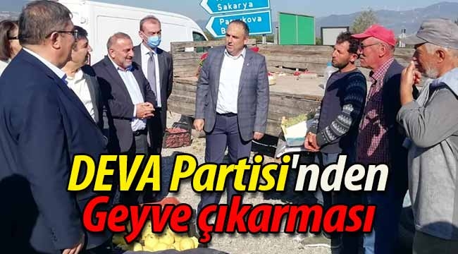 DEVA Partisi'nden Geyve çıkarması