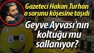 Geyve Ayvası'nın koltuğu mu sallanıyor!